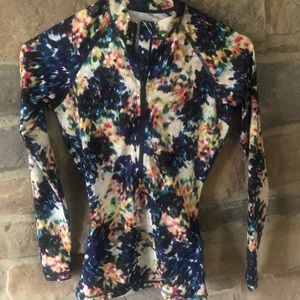 J Crew Half Zip Swim Top